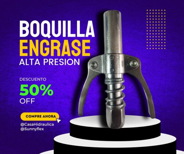 BOQUILLA ENGRASE ALTA PRESION